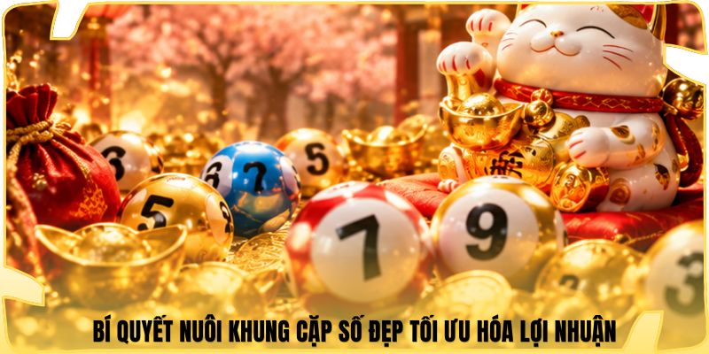 Bí quyết nuôi khung cặp số đẹp tối ưu hóa lợi nhuận